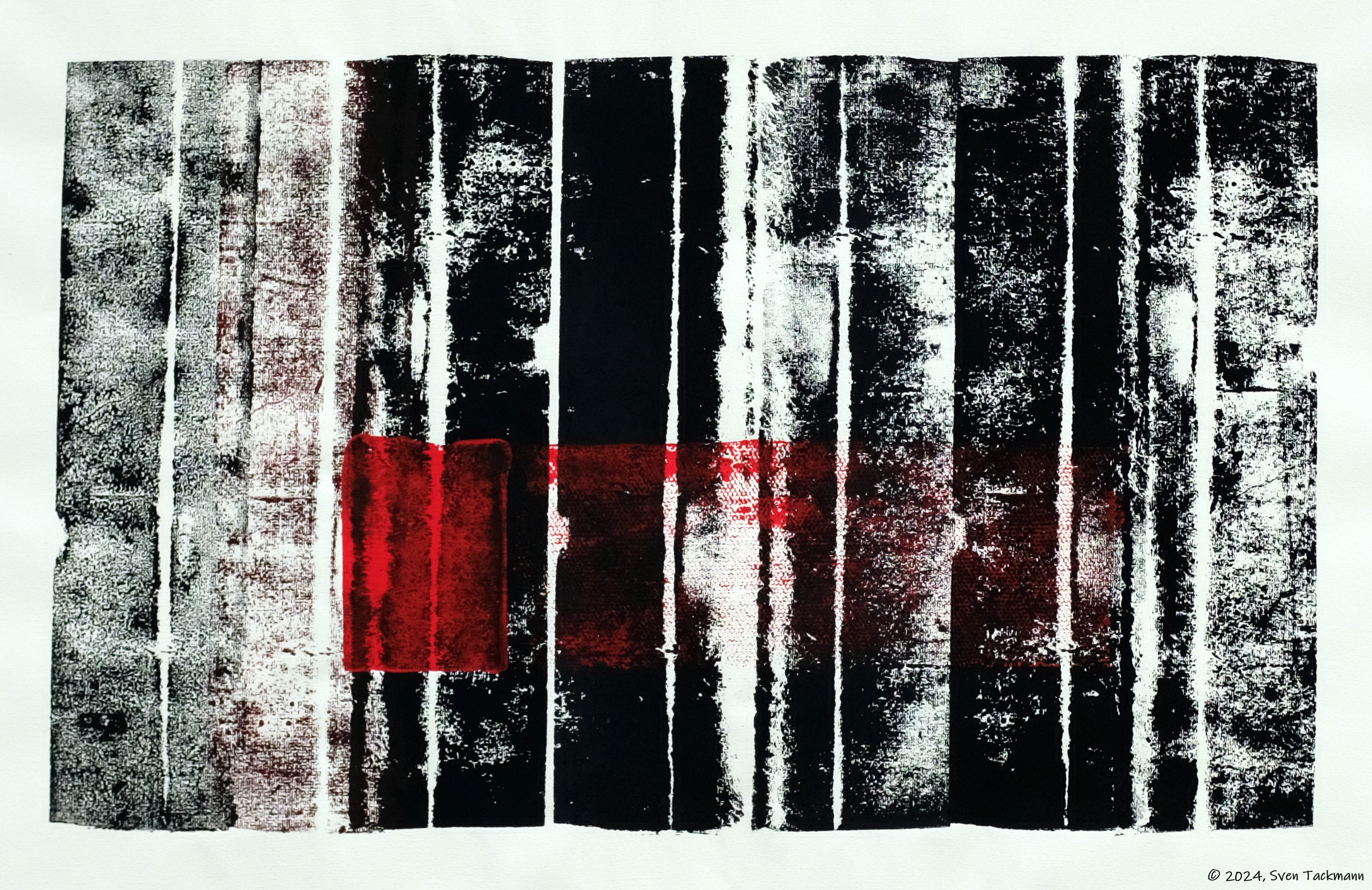 Monoprint Apartheid- Sven Tackmann